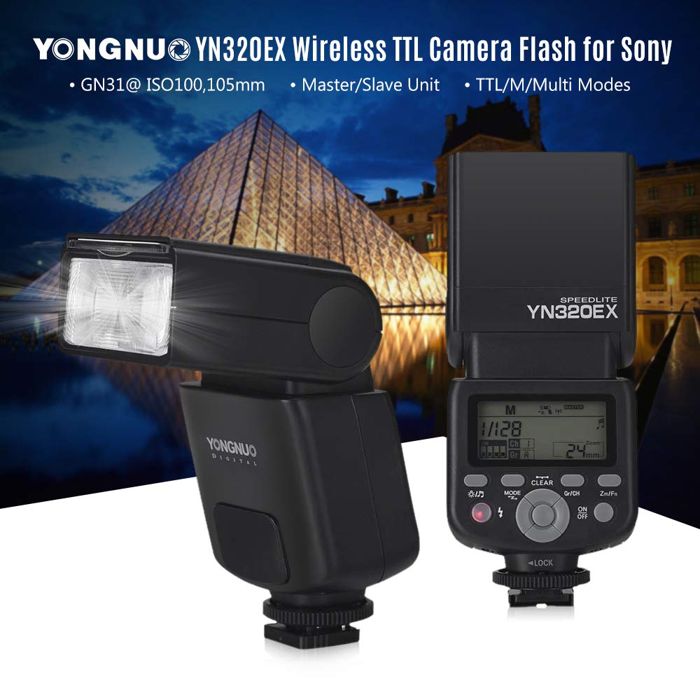 YONGNUO YN320EX Drahtlose TTL-Kamera Flash Master Slave Speedlite